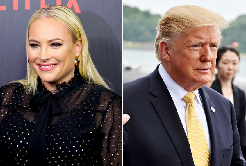Meghan McCain; Donald Trump (Getty/Tasos Katopodis/Charly Triballeau)