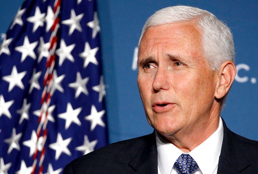 Vice President Mike Pence is a sponsor of the Capitol Ministries Bible Studies. (AP/Patrick Semansky)