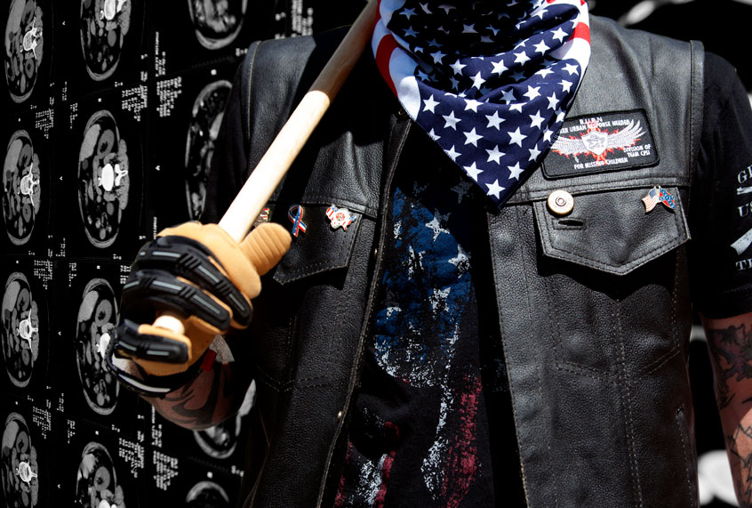 A right-wing demonstrator participates in the Denver March Against Sharia Law in Denver, Colorado on June 10, 2017. (Getty/Salon)
