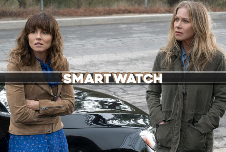 Linda Cardellini and Christina Applegate in "Dead to Me" (Netflix)