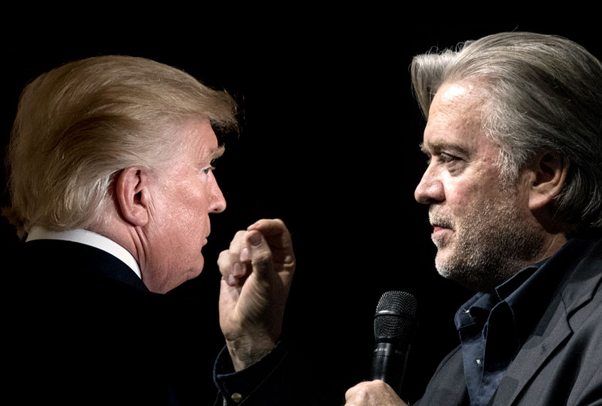 Donald Trump; Steve Bannon (Getty/Salon)