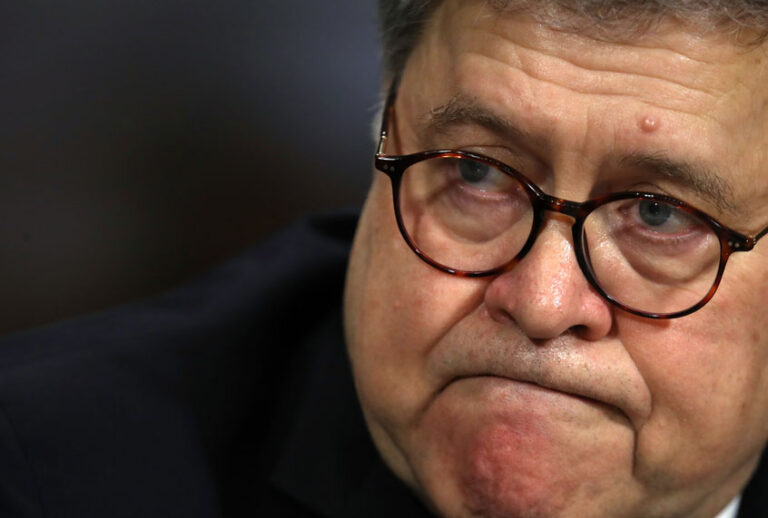 U.S. Attorney General William Barr testifies before the Senate Judiciary Committee May 1, 2019 in Washington, DC. (Getty/Win McNamee)