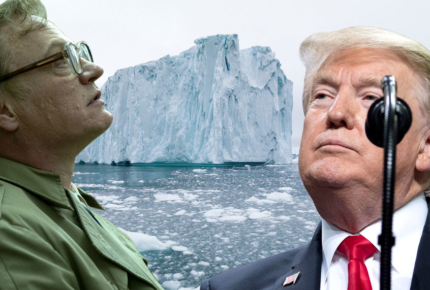 Jared Harris as Valery Legasov in "Chernobyl;" Donald Trump (Liam Daniel/HBO/Getty/Salon)