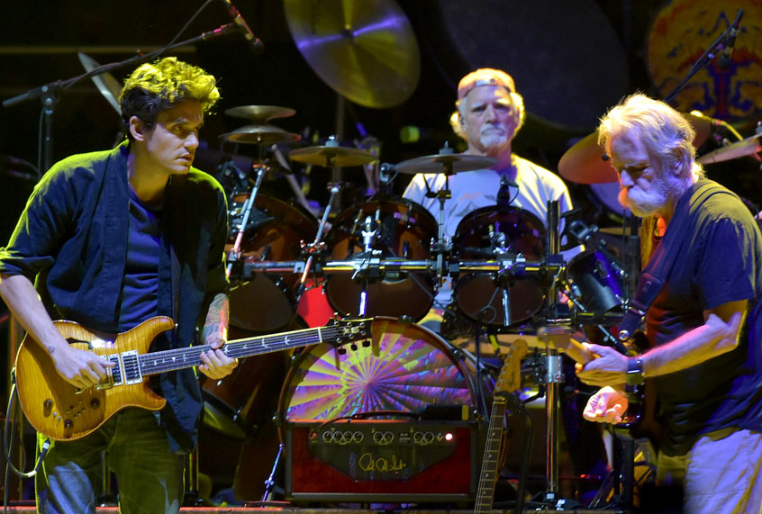 John Mayer, Bill Kreutzman and Bob Weir of Dead & Company (Getty/Theo Wargo)