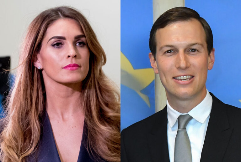 Hope Hicks; Jared Kushner (AP/Getty)