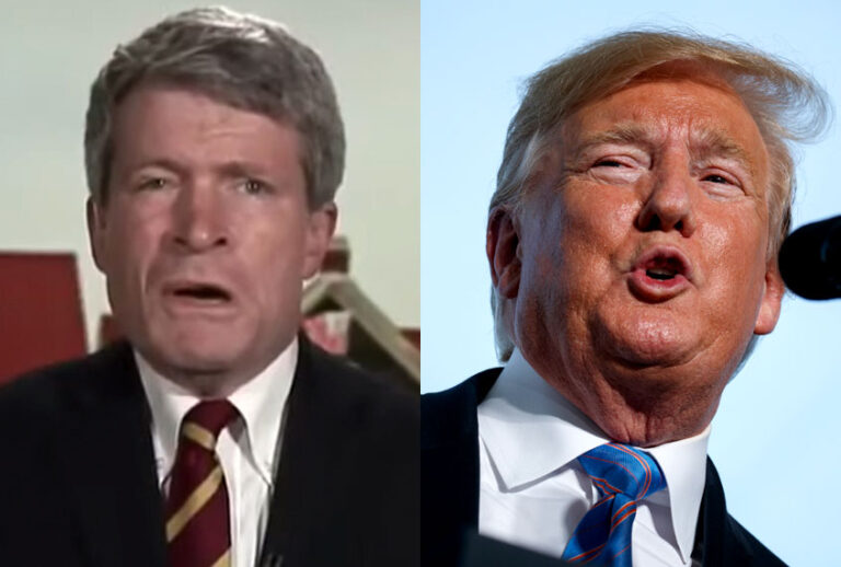 Richard Painter; Donald Trump (MSNBC/AP/Evan Vucci)