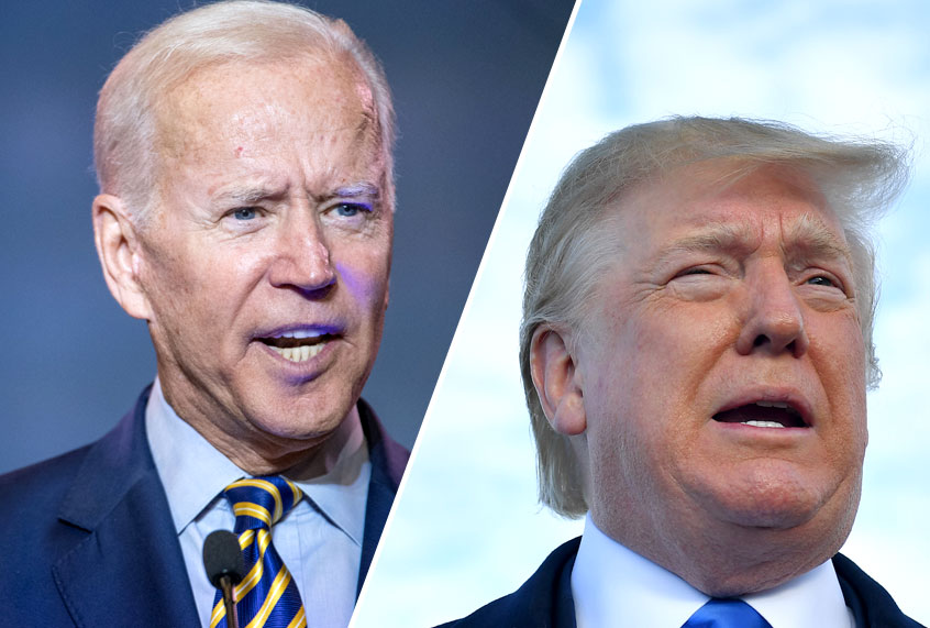 Joe Biden; Donald Trump (Getty/Sean Rayford/Mandel Ngan)
