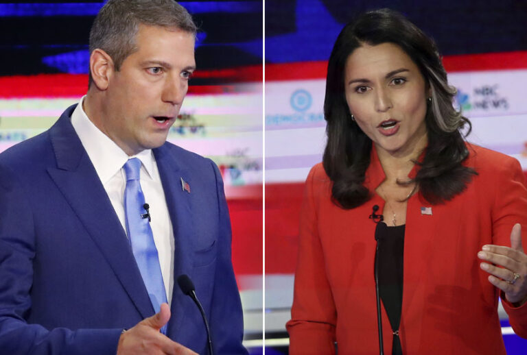 Rep. Tim Ryan; Rep. Tulsi Gabbard (AP/Wilfredo Lee/Getty/Joe Raedle)