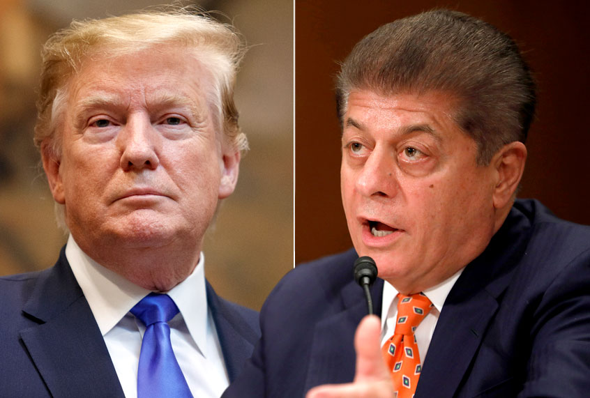 Donald Trump; Andrew Napolitano (Getty/Tom Brenner/Aaron P. Bernstein)