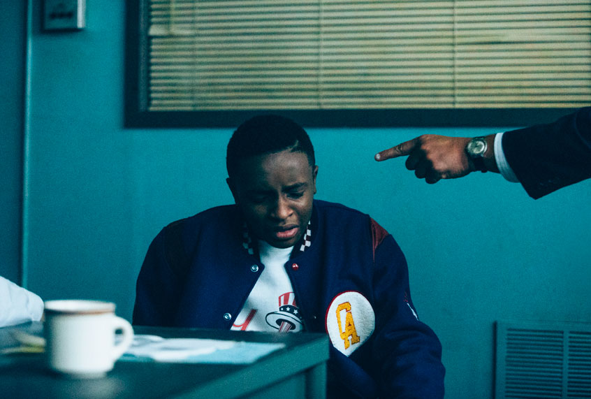 Caleel Harris in "When They See Us" (Atsushi Nishijima/Netflix)