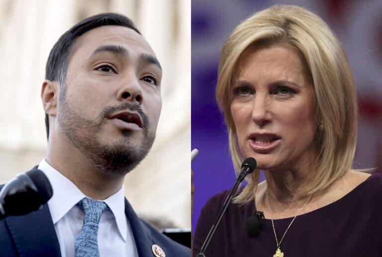 Rep. Joaquin Castro; Laura Ingraham (AP/Andrew Harnik/Getty/Alex Wong)