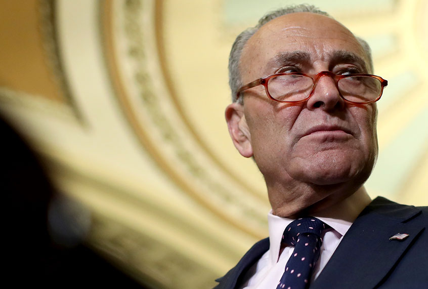 Senate Minority Leader Chuck Schumer (D-NY) (Getty/Win McNamee)