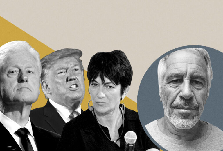 Bill Clinton; Donald Trump; Ghislaine Maxwell; Jeffrey Epstein (AP/Getty/Salon)