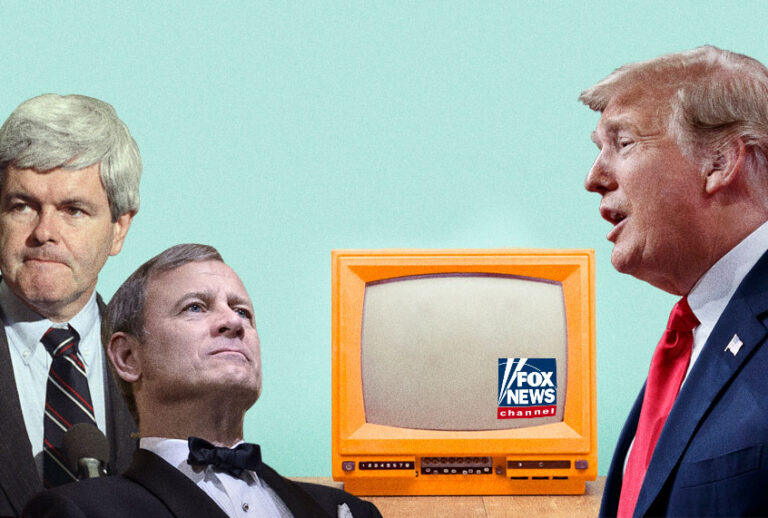 Newt Gingrich; John Roberts; Donald Trump (AP/Getty/Salon)