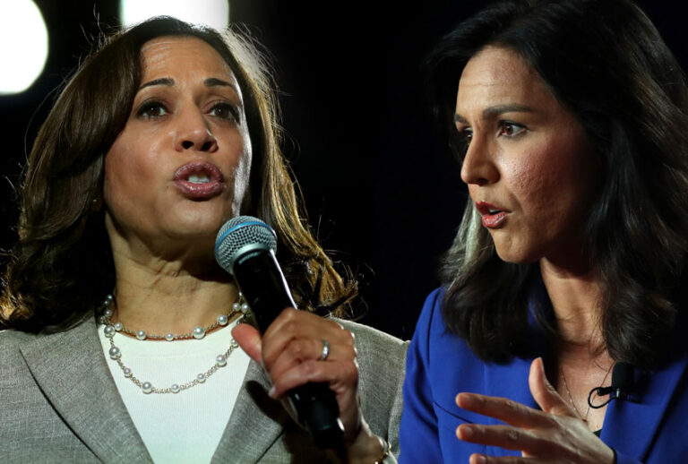 Sen. Kamala Harris (D-CA; Rep. Tulsi Gabbard (D-HI) (Getty/Salon)