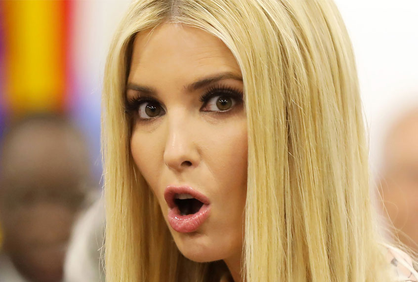 Advisor to the US President Ivanka Trump reacts during an event on the theme "Promoting the place of women at work" on the sidelines of the G20 Summit in Osaka on June 29, 2019. (Getty/DOMINIQUE JACOVIDES)