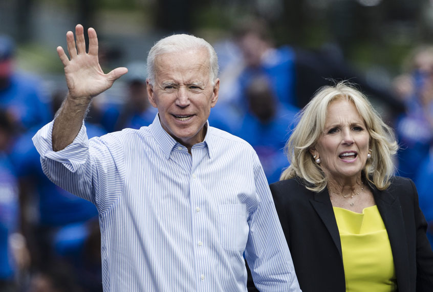 Joe Biden and wife, Jill Biden (AP/Matt Rourke)
