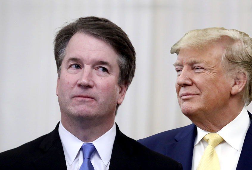 Brett Kavanaugh; Donald Trump (Getty/Salon)