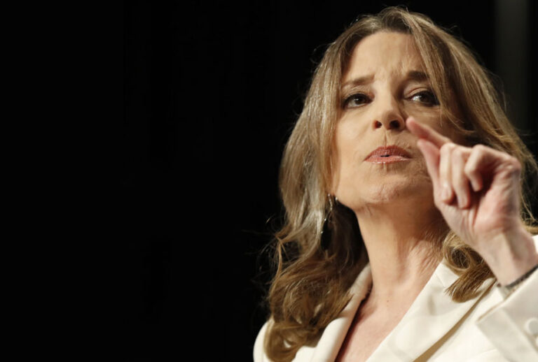 Democratic presidential candidate Marianne Williamson (AP/Charlie Neibergall)