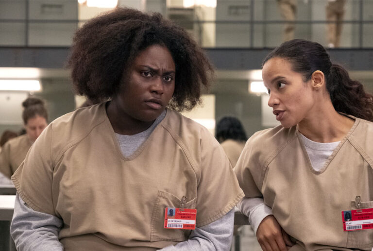 Danielle Brooks and Dascha Polanco in "Orange is the New Black" (JoJo Whilden)