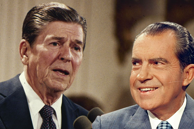 Ronald Reagan; Richard Nixon (AP/Salon)