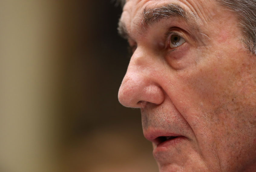 Former Special Counsel Robert Mueller testifies before the House Intelligence Committee about his report on Russian interference in the 2016 presidential election in the Rayburn House Office Building July 24, 2019 in Washington, DC. (Getty/Chip Somodevilla)