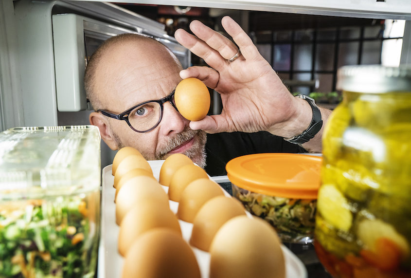 Host Alton Brown, as seen on "Good Eats: The Return," Season 15. (Anders Krusberg/Food Network)