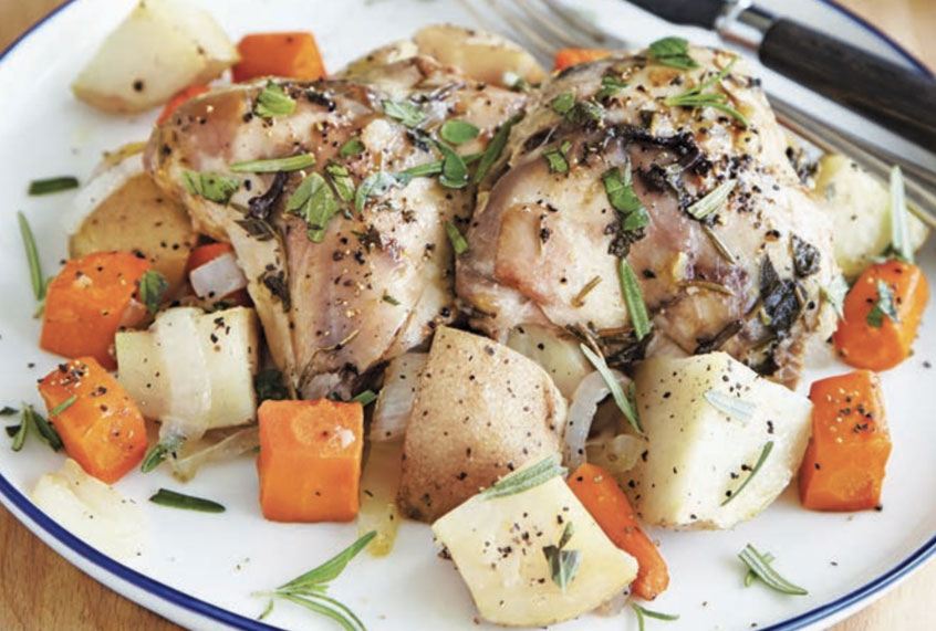 Lemon Pepper Chicken and Veggies (Skyhorse Publishing)