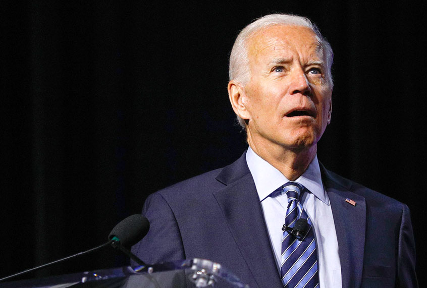Democratic presidential candidate former U.S. Vice President Joe Biden participates in a Presidential Candidates Forum at the NAACP 110th National Convention on July 24, 2019 in Detroit, Michigan. (Bill Pugliano/Getty Images)