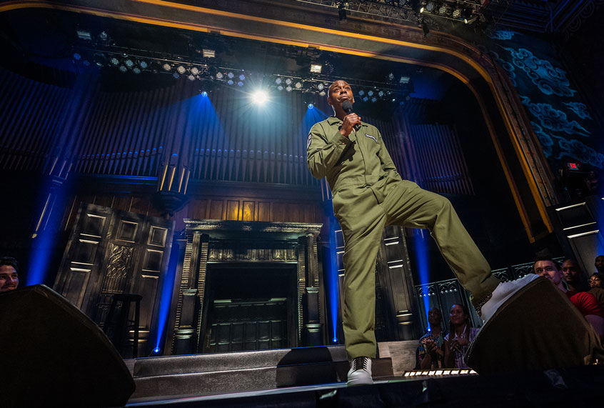 "Dave Chappelle: Sticks & Stones" Netflix Special (Netflix/Mathieu Bitton)