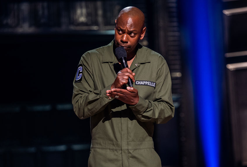 "Dave Chappelle: Sticks & Stones" Netflix Special (Netflix/Mathieu Bitton)