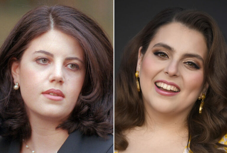 Monica Lewinsky; (AP/Dan Loh/Getty/Frazer Harrison)