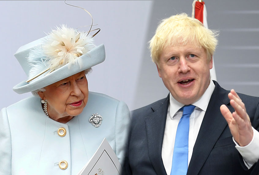Queen Elizabeth II and Boris Johnson (Getty/Pool/Alastair Grant)