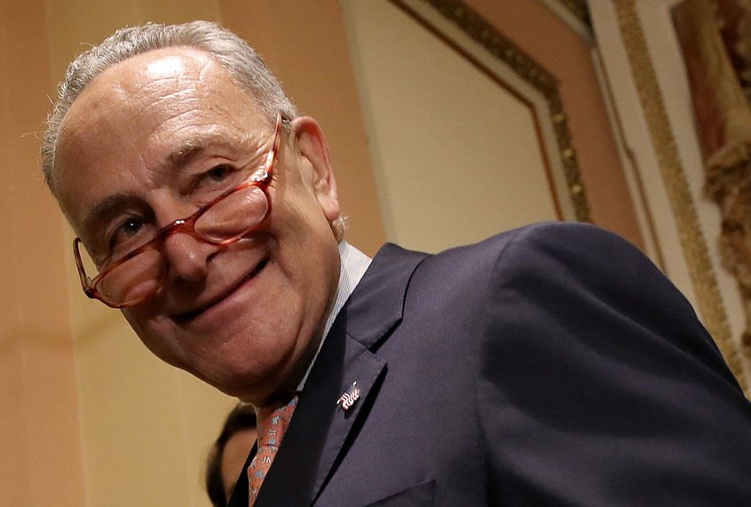 Senate Minority Leader Chuck Schumer (Getty/Win McNamee)