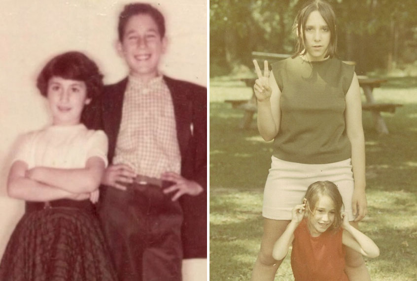 Left: Steve and Tina; Right: Andra and Ona (Courtesy of the author)
