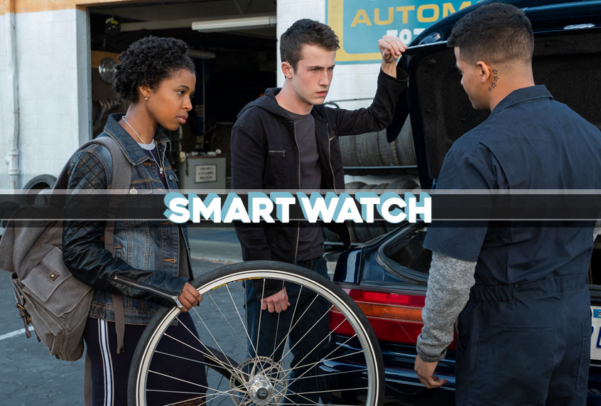 Grace Saif, Dylan Minnette and Christian Navarro in "13 Reasons Why" (David Moir/Netflix)