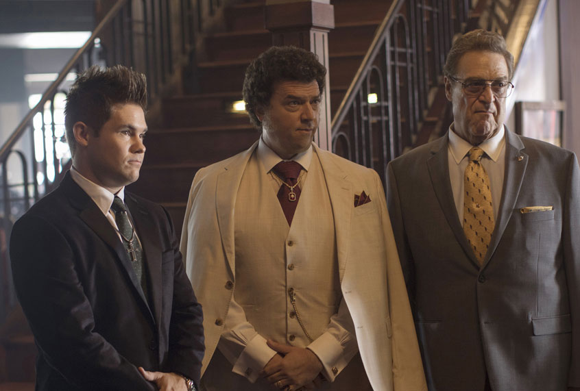 Adam Devine, Danny McBride, and John Goodman in "The Righteous Gemstones" (Fred Norris/HBO)
