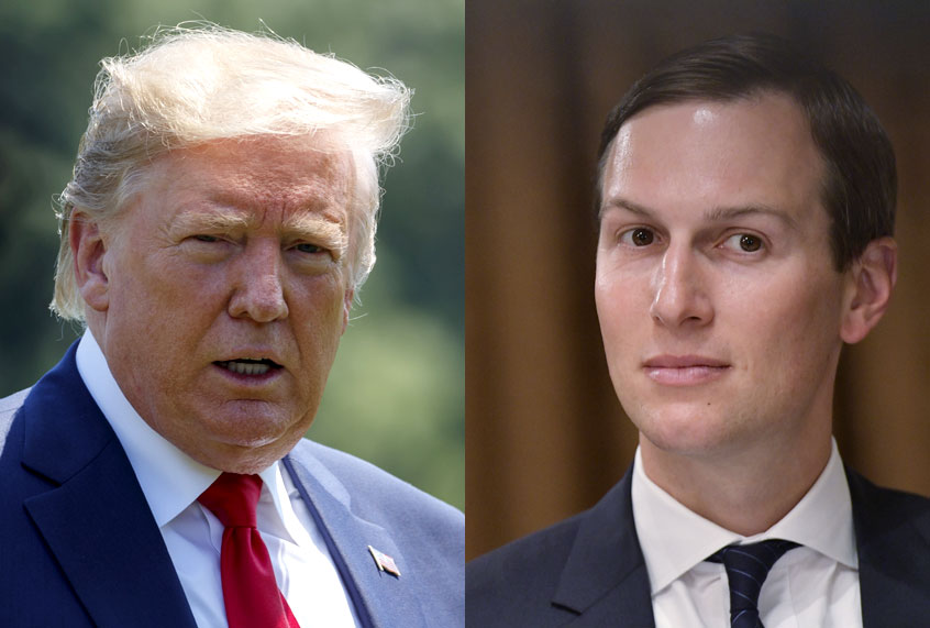 Donald Trump; Jared Kushner (AP/Carolyn Kaster/Getty/Mandel Ngan)