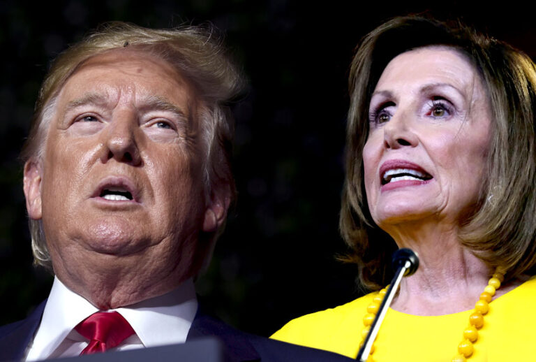 Donald Trump; Nancy Pelosi (Getty/Salon)