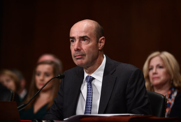 The U.S. Senate Committee on Health, Education, Labor and Pensions (HELP) holds a confirmation hearing for Eugene Scalia to become the next U.S. Labor Secretary on September 19, 2019 in Washington, DC. (Astrid Riecken/Getty Images))