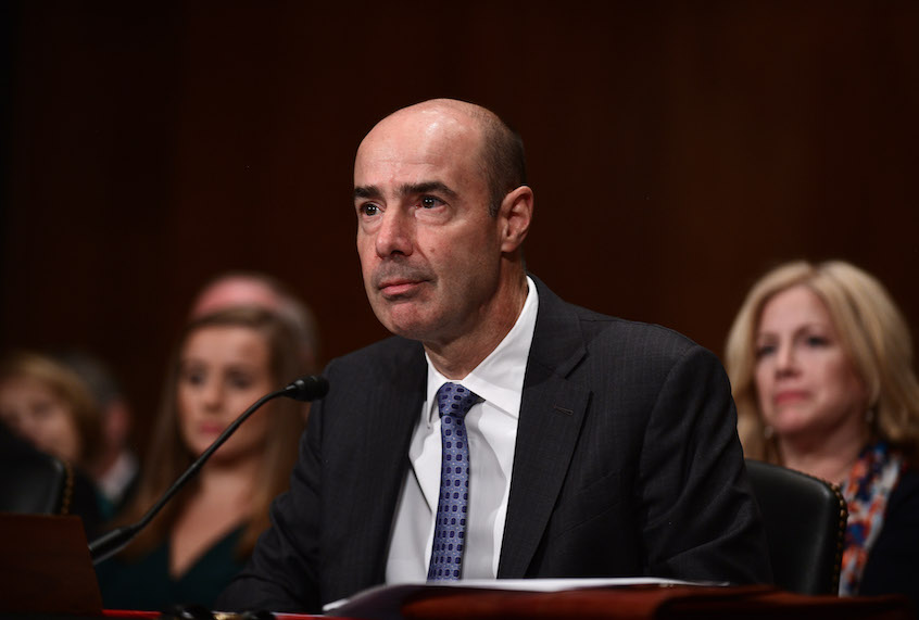 The U.S. Senate Committee on Health, Education, Labor and Pensions (HELP) holds a confirmation hearing for Eugene Scalia to become the next U.S. Labor Secretary on September 19, 2019 in Washington, DC. (Astrid Riecken/Getty Images))