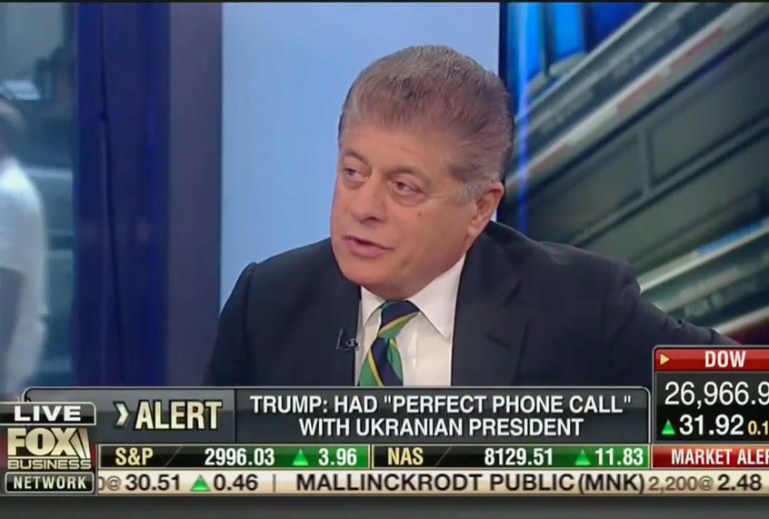 Judge Andrew Napolitano on Fox's Cavuto Coast-to-Coast (Fox News)
