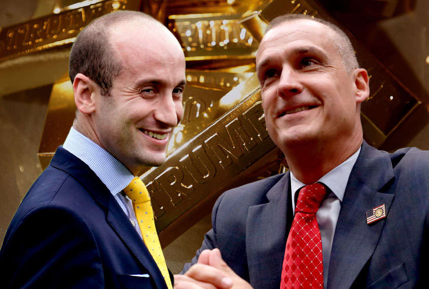 Stephen Miller and Corey Lewandowski (AP Photo/Getty Images/Salon)