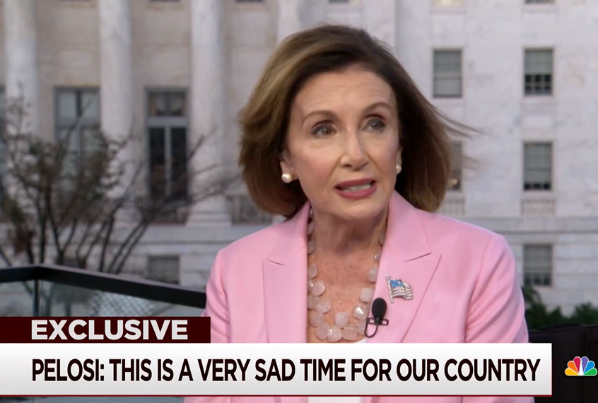 Nancy Pelosi on MSNBC's Morning Joe (MSNBC)