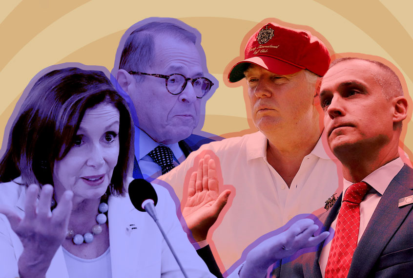 Nancy Pelosi, Jerry Nadler, Corey Lewandowski and Donald Trump (AP Photo/Salvador Melendez/Patrick Semansky/Jacquelyn Martin/Jeff Malet/Salon)