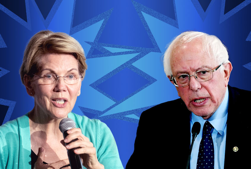 Bernie Sanders and Elizabeth Warren (Photo illustration by Salon/Sean Rayford/Ethan Miller/Getty Images)