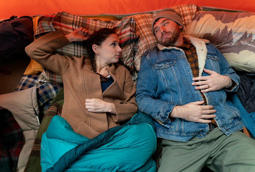 Shoshannah Stern as Kate, Josh Feldman as Michael in "This Close" (Michael Moriatis/SundanceNow)