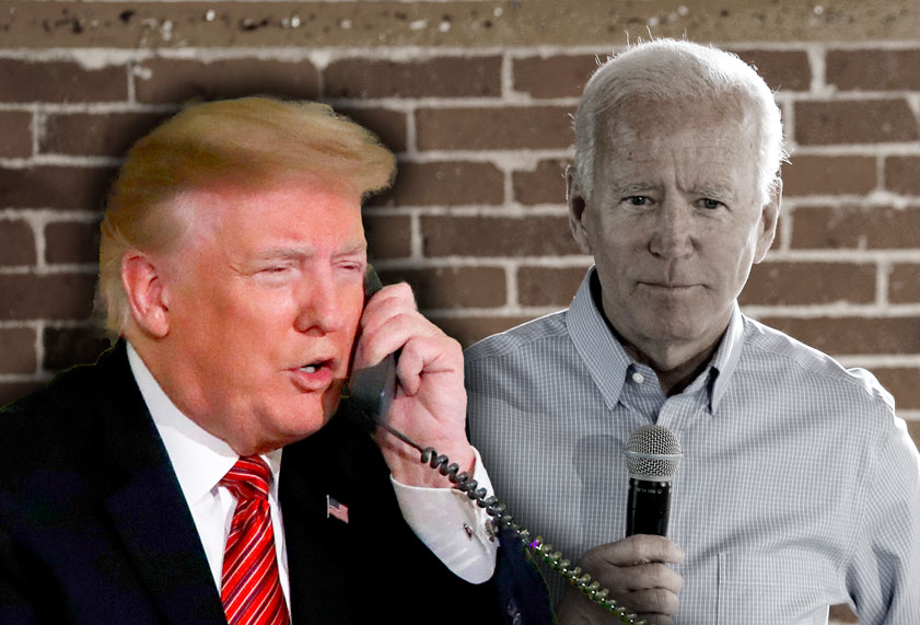Donald Trump and Joe Biden (AP Photo/Jacquelyn Martin/Mary Schwalm)