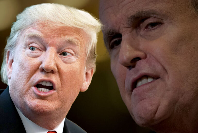 U.S. President Donald Trump and Former New York City Mayor Rudy Giuliani (Getty Images/Drew Angerer/Chip Somodevilla)