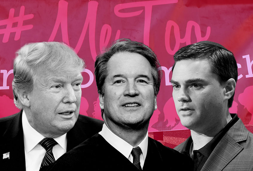 Donald Trump, Brett Kavanaugh and Ben Shapiro (Getty Images/ AP Photo/ Salon)